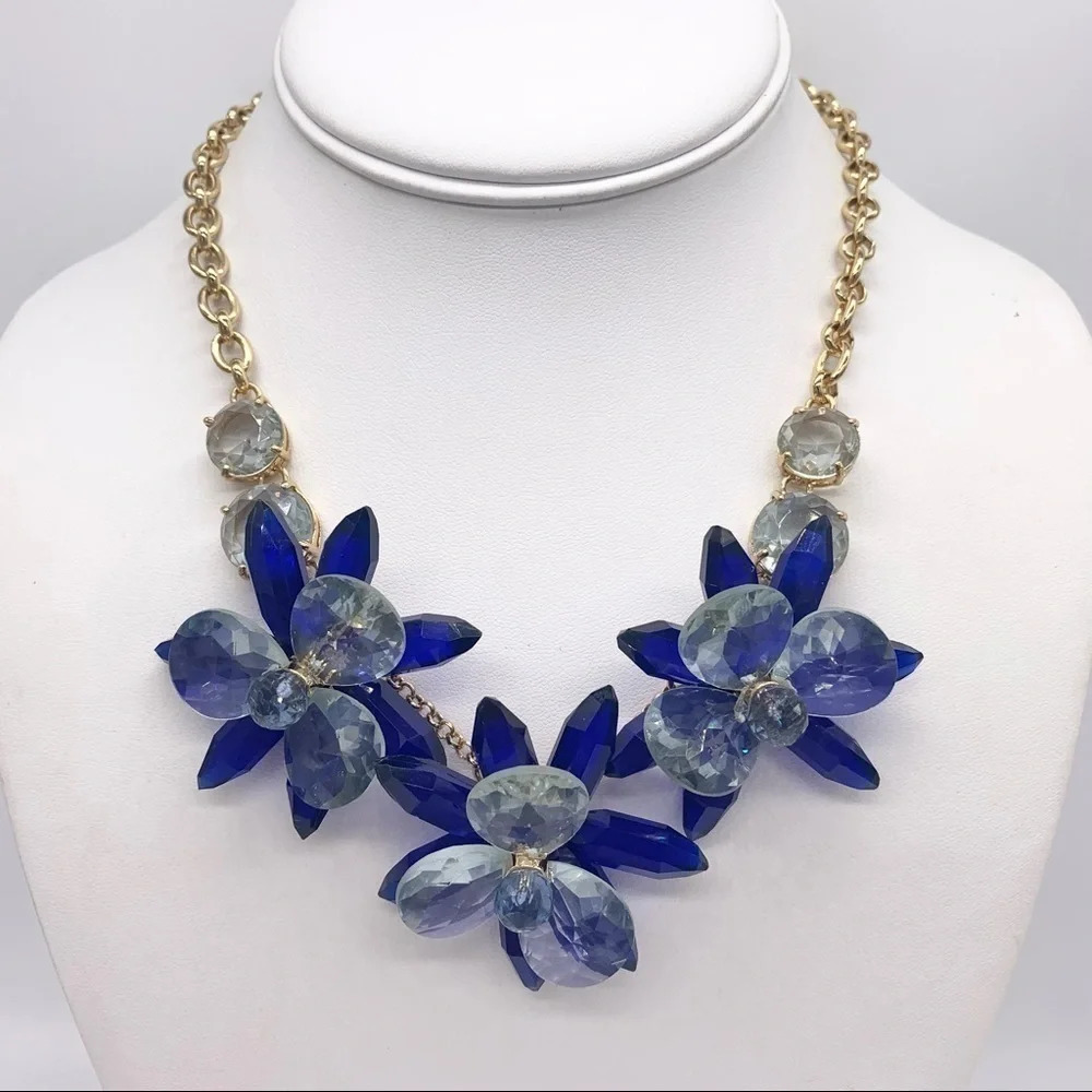 Kate Spade Blooming Brilliant Blue Necklace